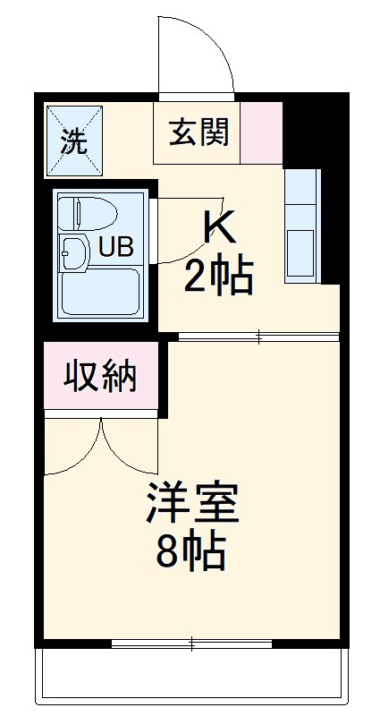 グランパレⅠの間取り