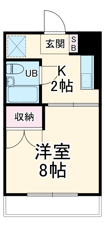 グランパレⅠの間取り