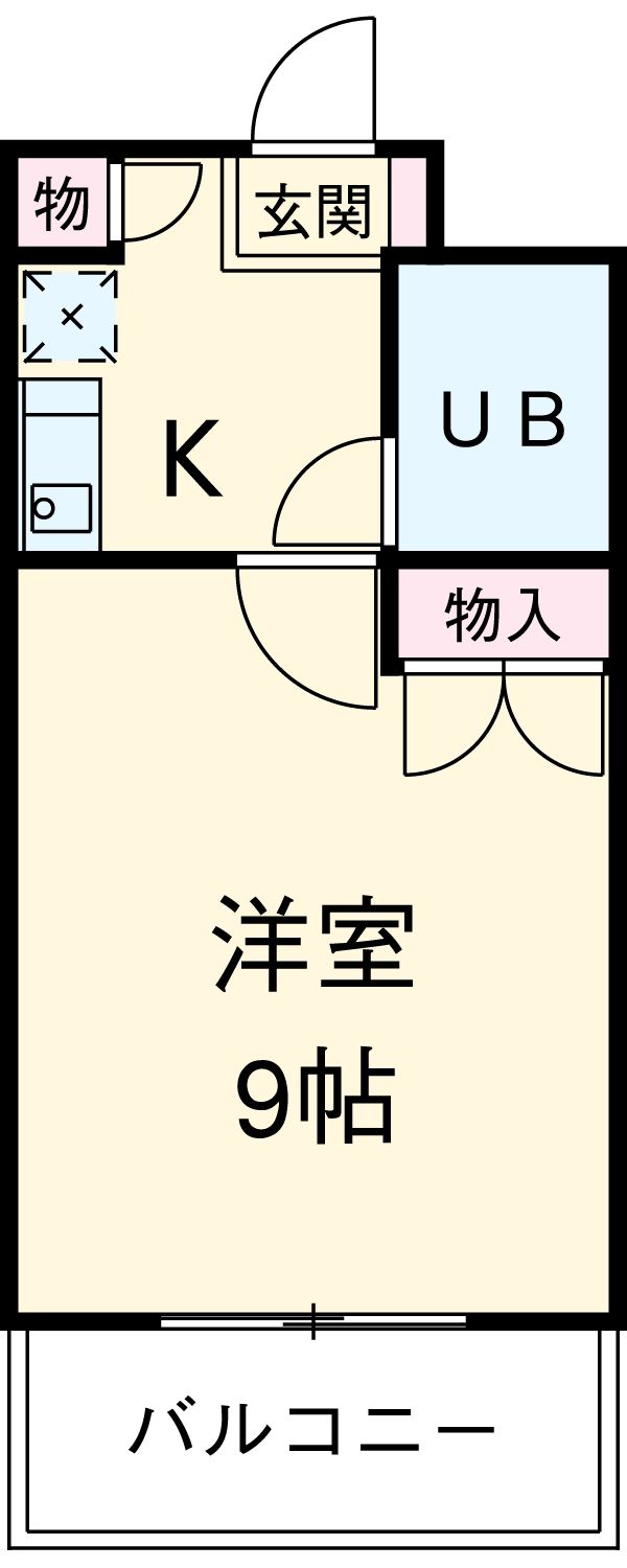 宇佐美ビルの間取り