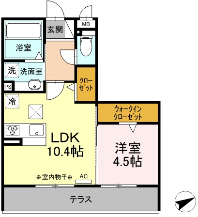 アンフィニときわの間取り