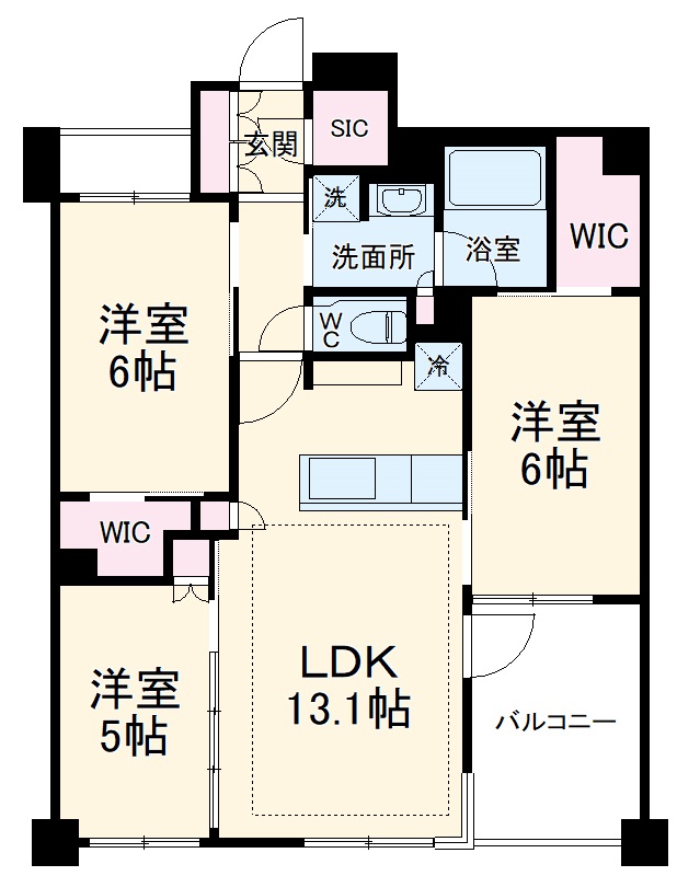 KDXレジデンス横濱紅葉坂の間取り