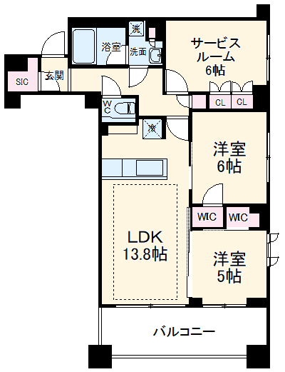KDXレジデンス横濱紅葉坂の間取り