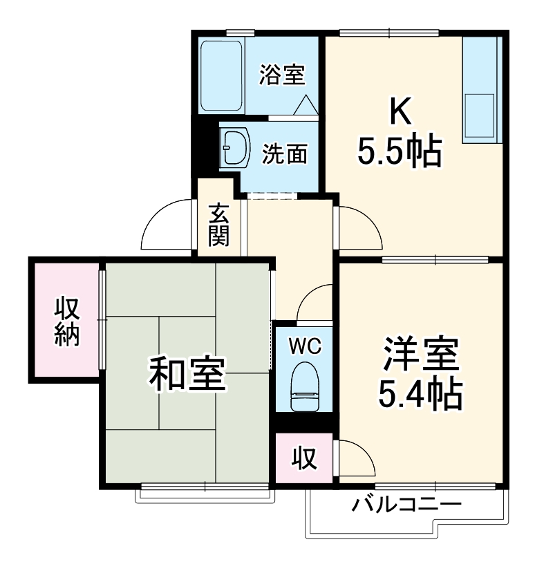 オートメゾンモウリの間取り