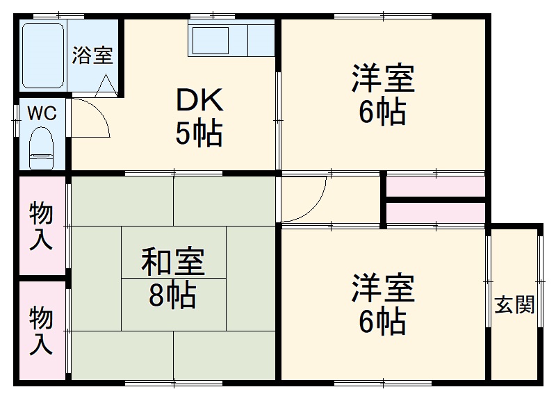 篠崎アパートの間取り