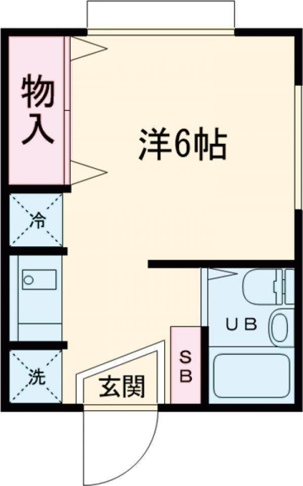 貫井コーポの間取り