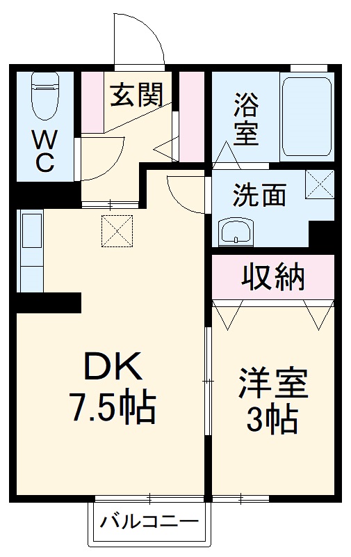 コーポプラチナの間取り