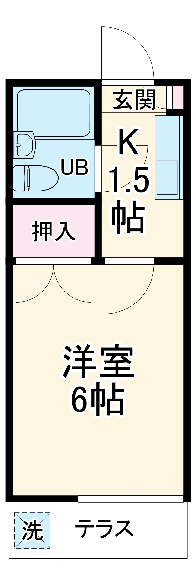 サンライズ藤沢の間取り