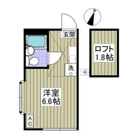 レジデンス狭山Ｂ・101号室の間取り