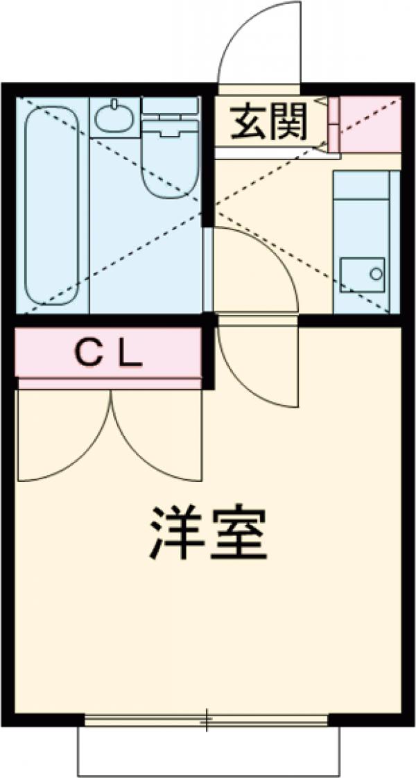 スカイピア赤塚の間取り