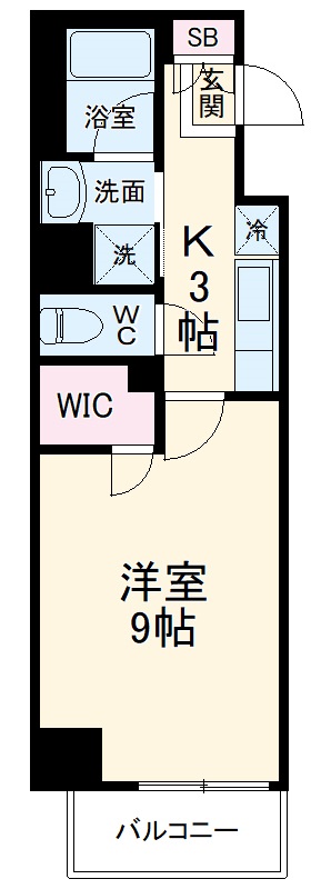 ラグゼナ武蔵新城の間取り