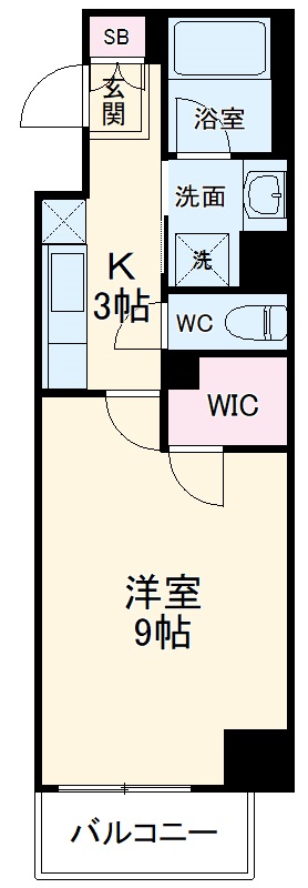 ラグゼナ武蔵新城の間取り