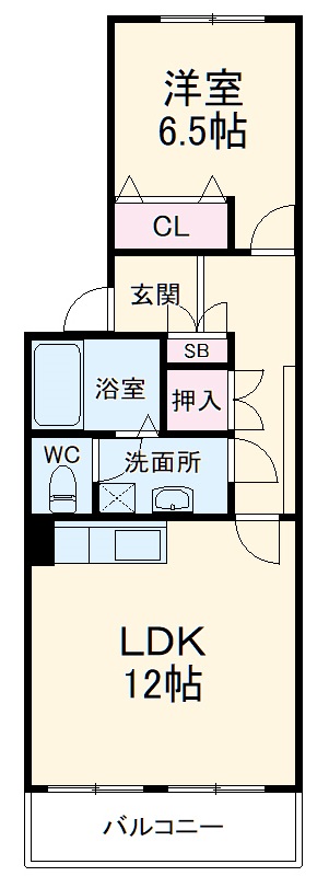 パーク白沢SEの間取り
