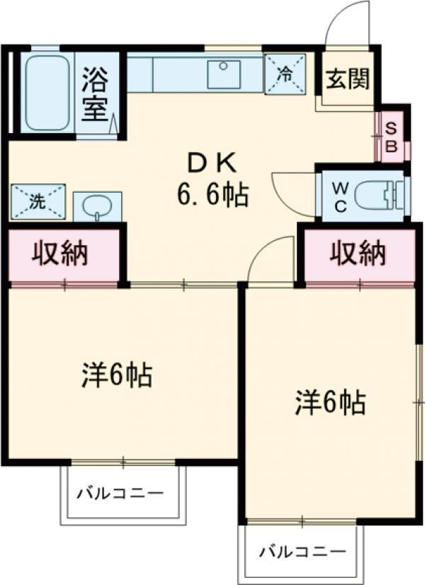 ヤヨイユーの間取り