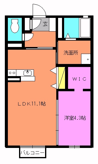 ブランエールLの間取り