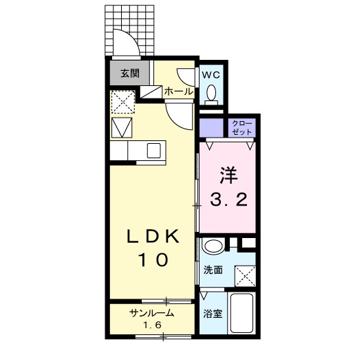 シンシア ハートの間取り