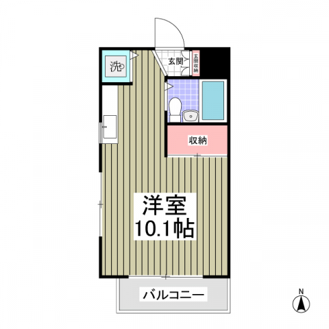 エクセルハイム大宮の間取り