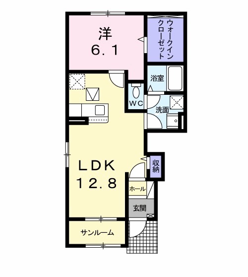 アルバーダの間取り