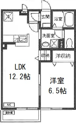 コンフォート並木西の間取り