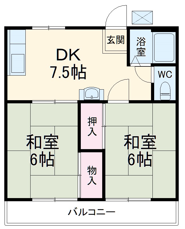 サンハイツの間取り