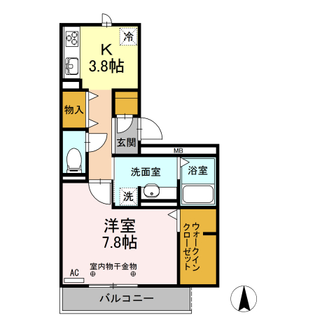 シャルディーノの間取り