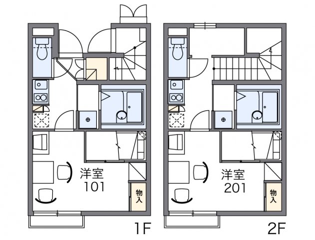 レオパレスセードルの間取り