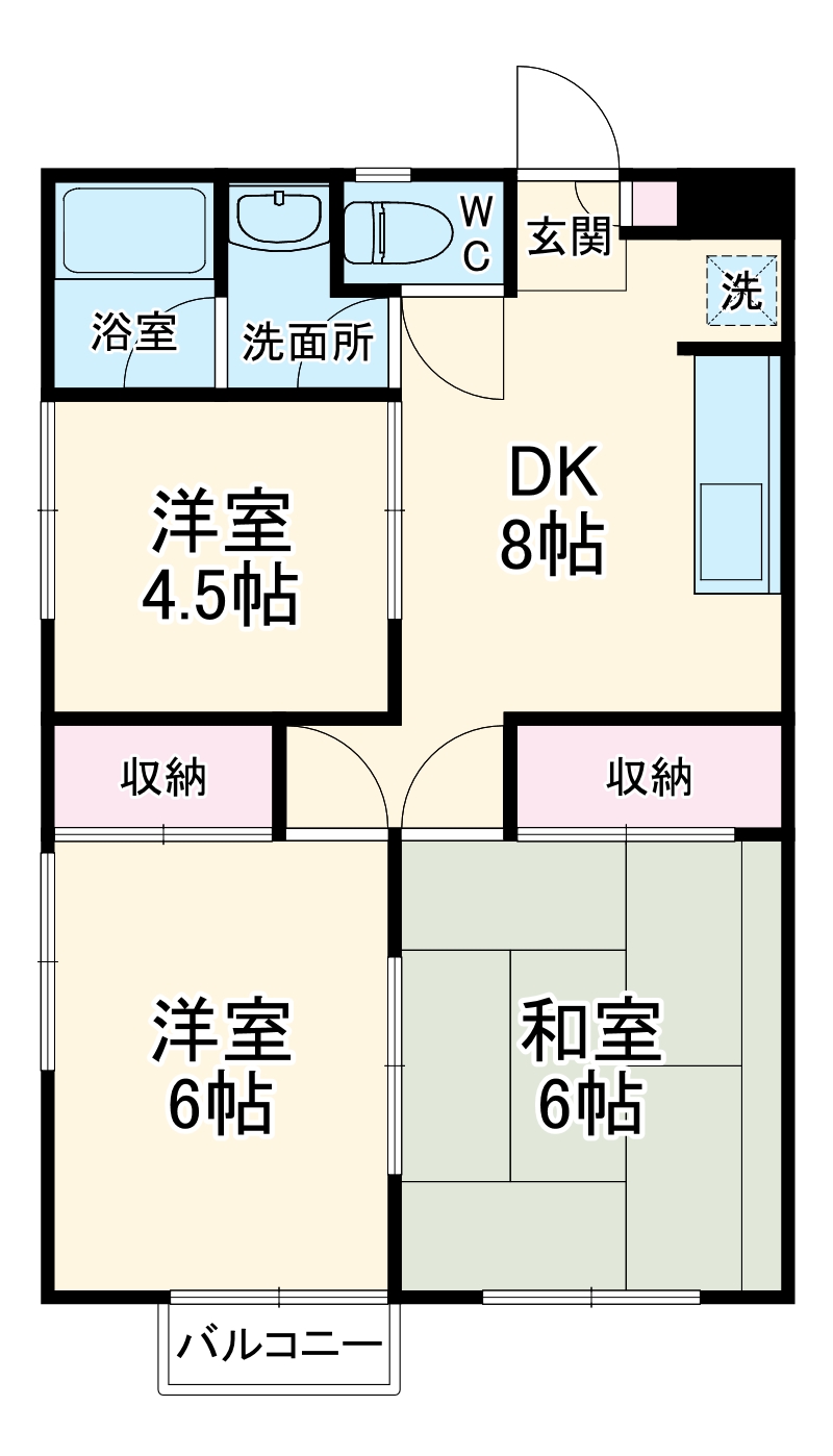 メゾンアンナの間取り
