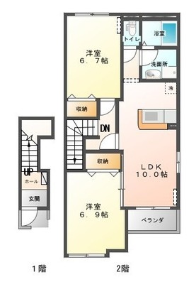 ル・ベリエの間取り