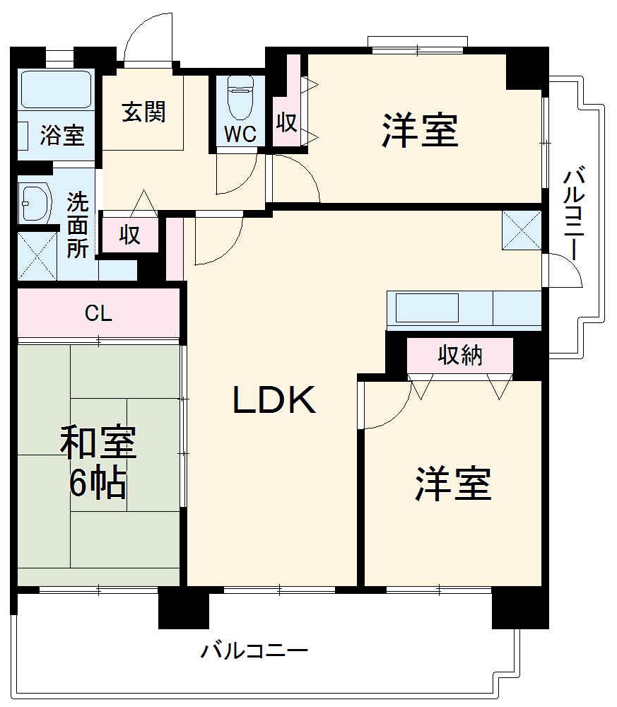 セントラル滝ノ水の間取り