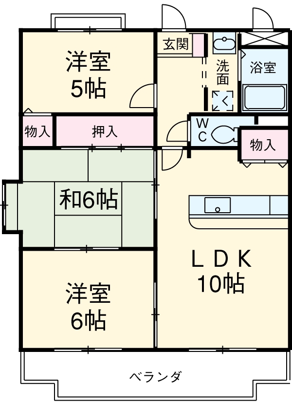 カナレグランデの間取り