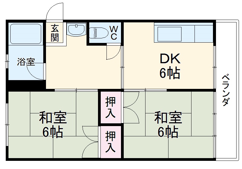 第一河合マンションの間取り