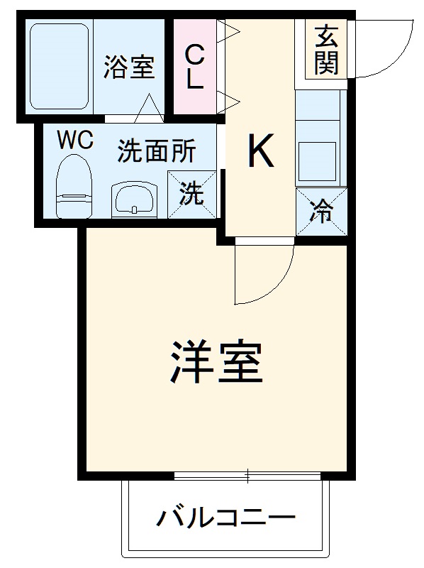 Le clair船橋の間取り