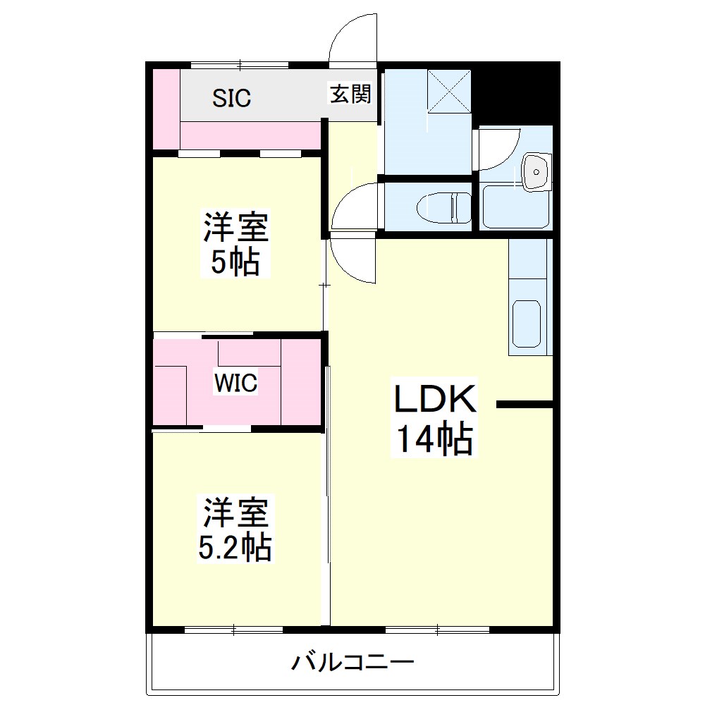 キャトルセゾンの間取り