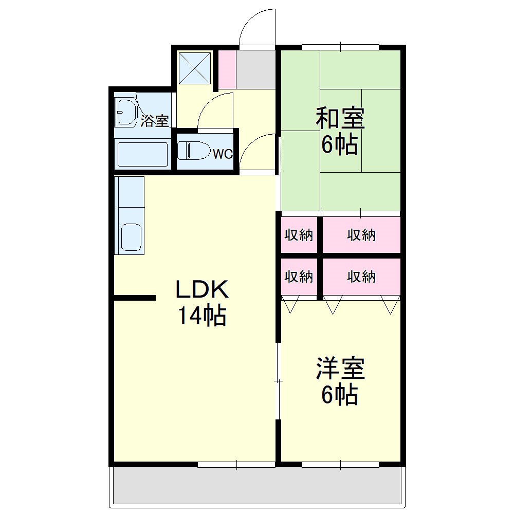キャトルセゾンの間取り