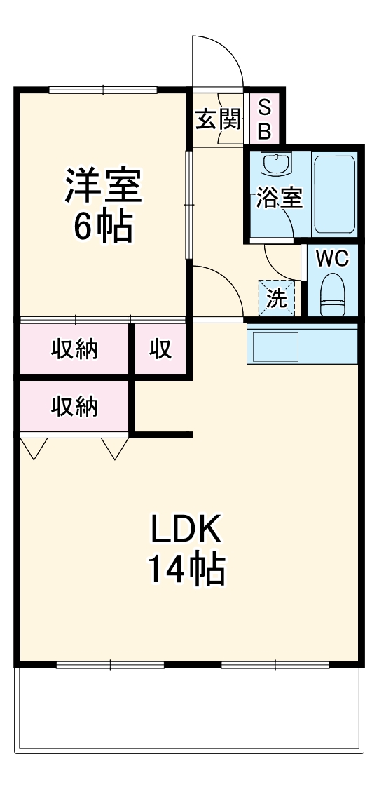 キャトルセゾンの間取り