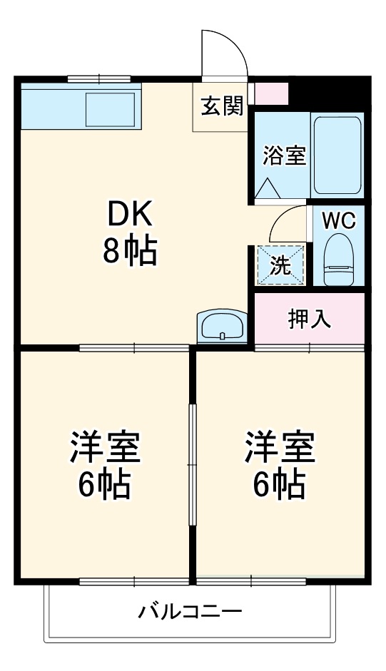 クイーンズ2の間取り