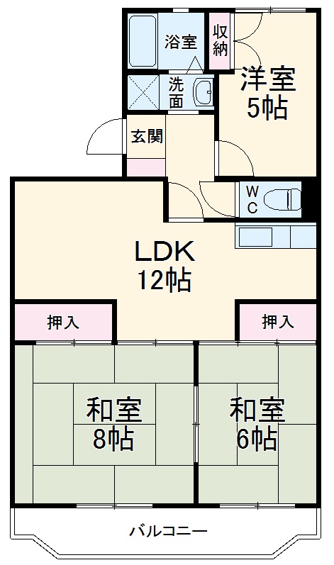 グランドパレスの間取り