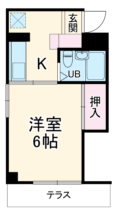 シャルムF1の間取り