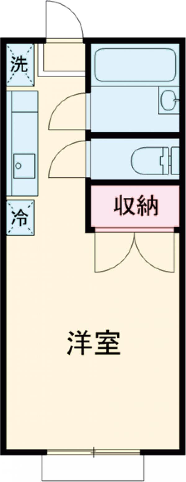 金森の完工年月(1991年7月)築の賃貸アパートの間取り