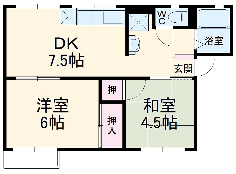 花水木の間取り