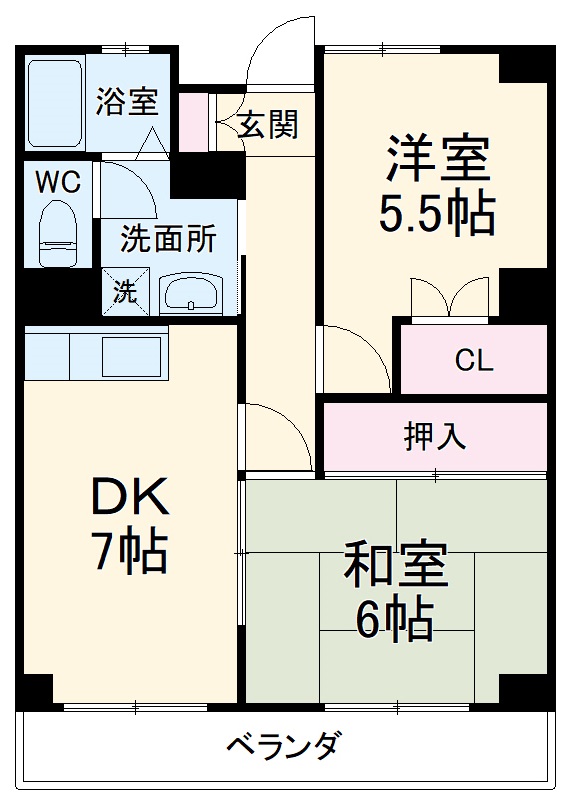 サンコート中里台パートⅡの間取り