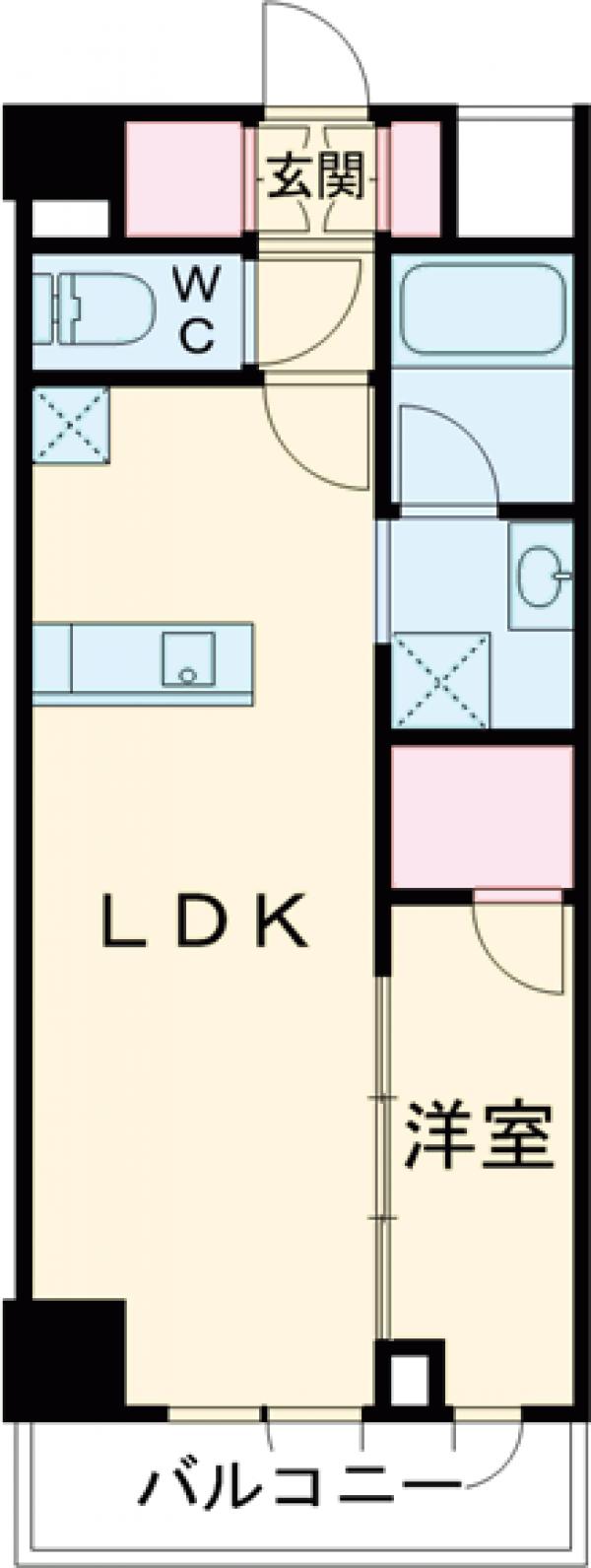 ルクレ高円寺アジールコートの間取り