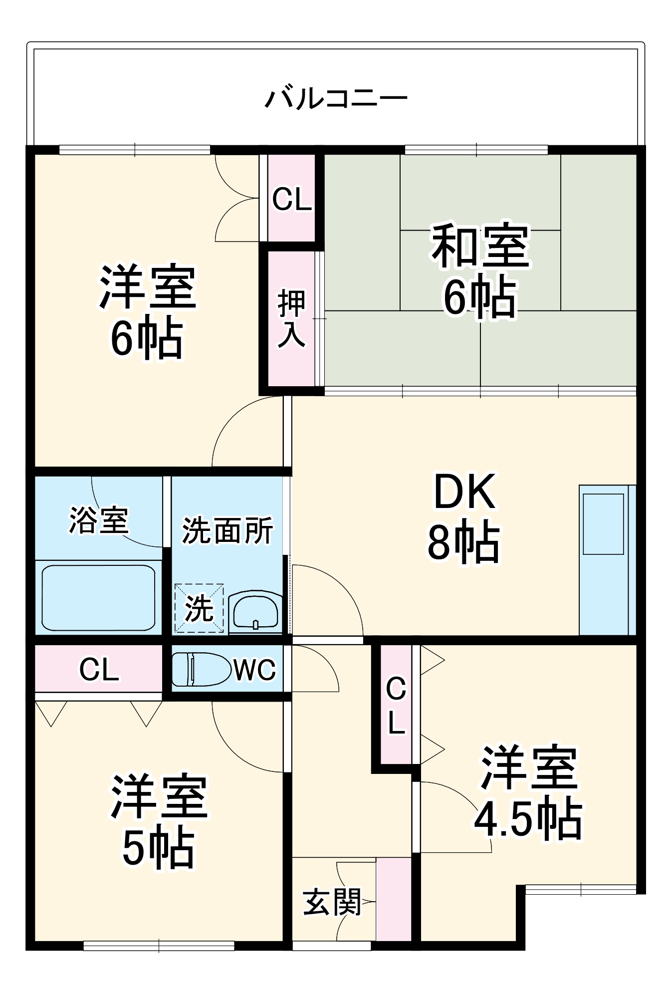 グレースERIの間取り