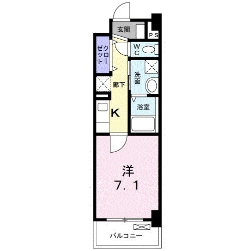 ミルト熊野の間取り