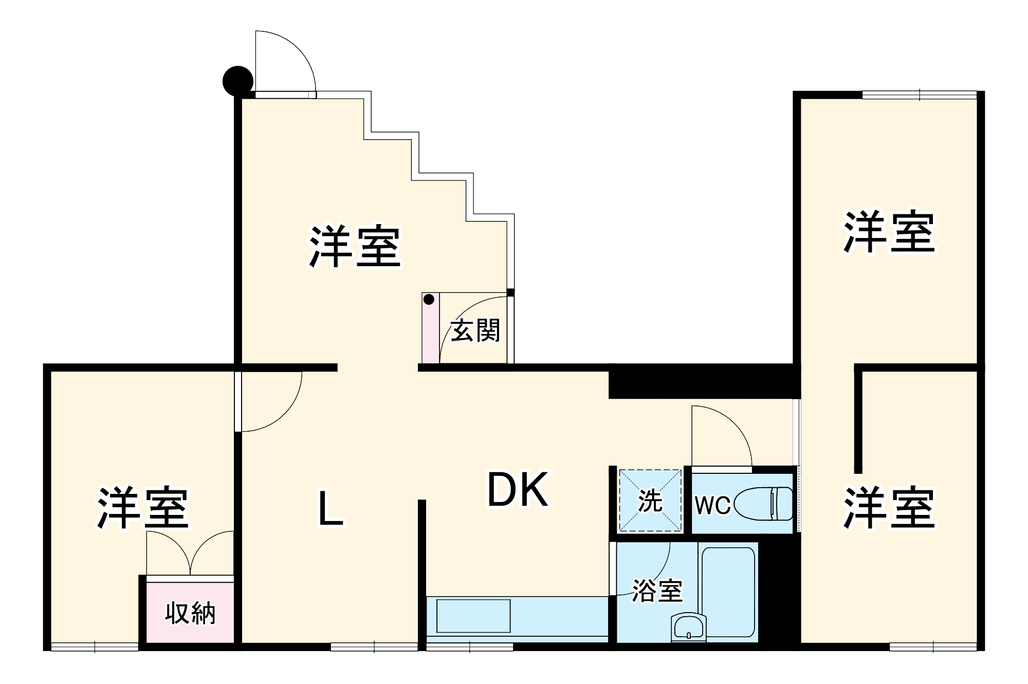本厚木エグゼクティブマンションの間取り