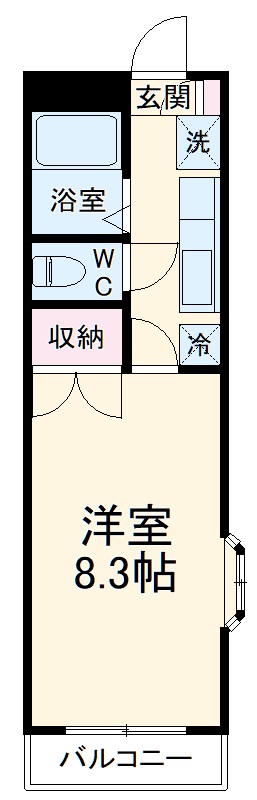 第7田畑ハイツの間取り