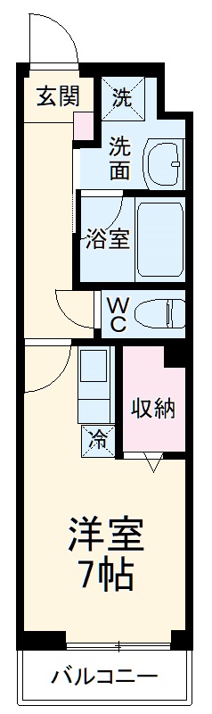 サムティレジデンス船橋海神・210号室の間取り