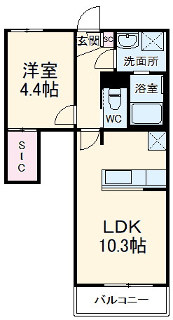 セレーノ江田2の間取り