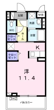 フィオーレ東鷹匠の間取り