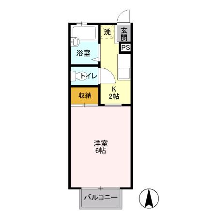 コーポ幸町の間取り