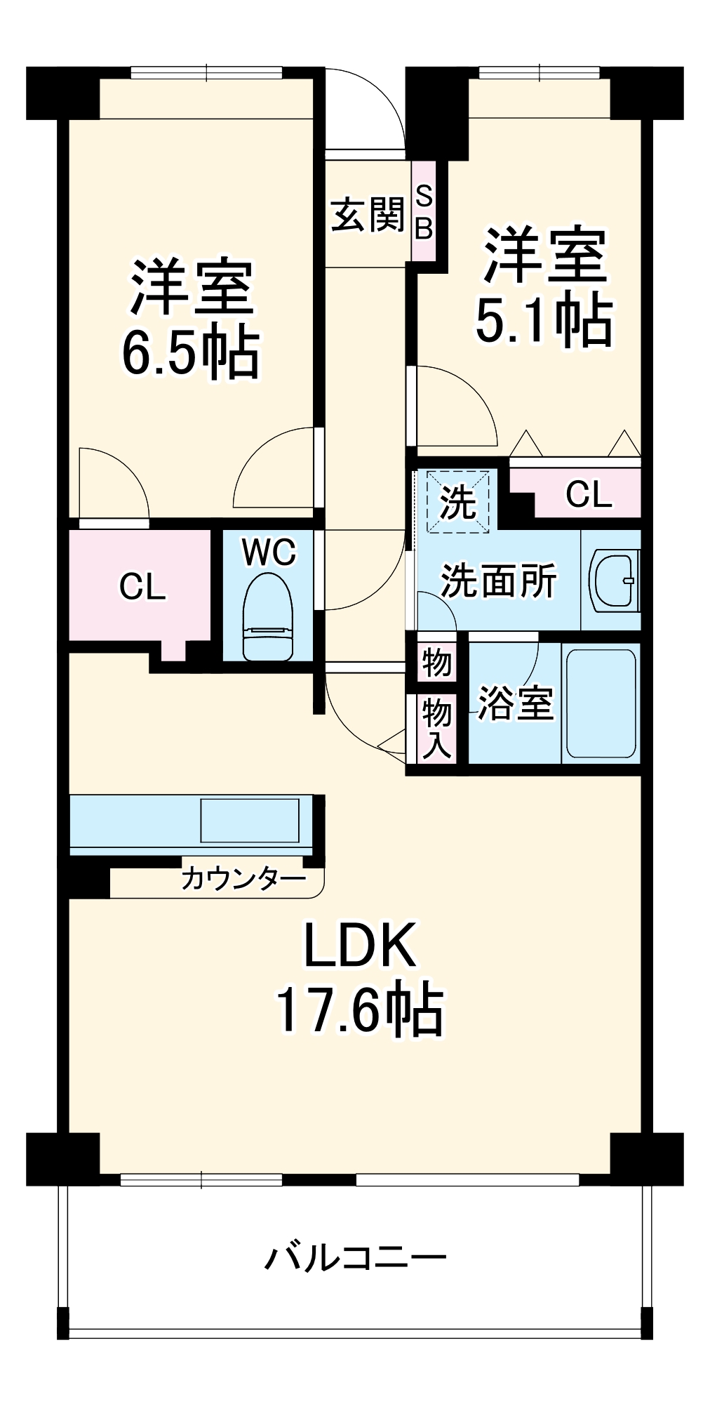 エレガント日吉の間取り